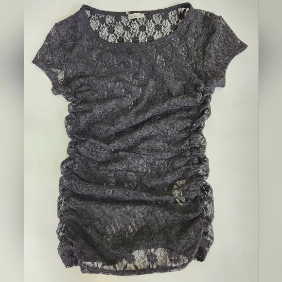 NWOT || FREE PEOPLE INTIMATELY || Keep It Simple Baby t shirt, lace - Picture 2 of 5